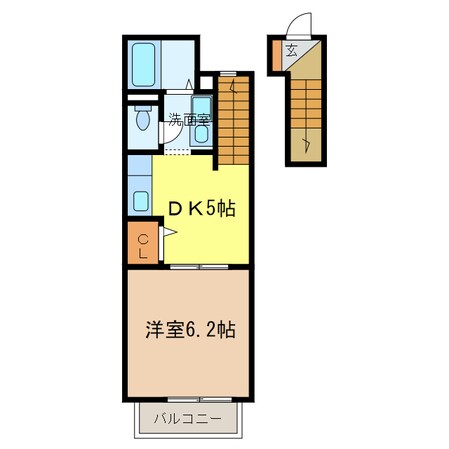 フルールふじさわ台の物件間取画像